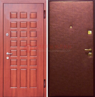 Входная дверь с МДФ и винилискожей ДМ-178 для офиса в Талдоме