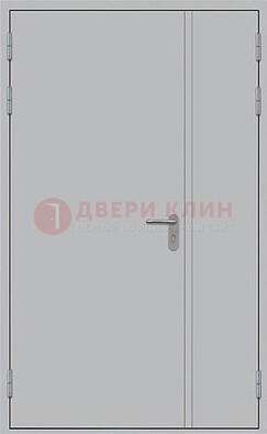 Белая противопожарная двупольная дверь ДПМ-02/30 в Севастополе